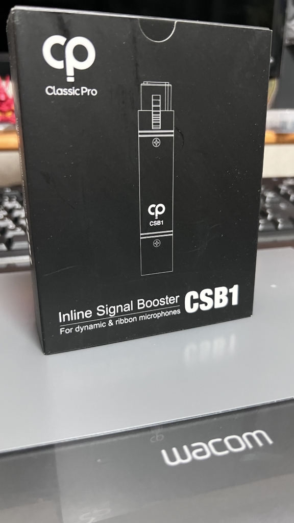 CP（Classic Pro）Inline Signal Booster CSB1の外箱